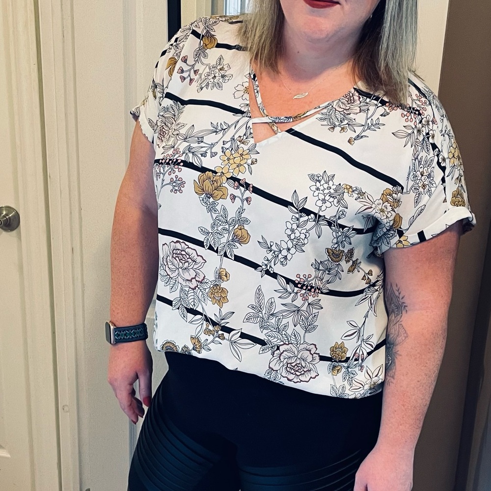 Maurice’s floral blouse
